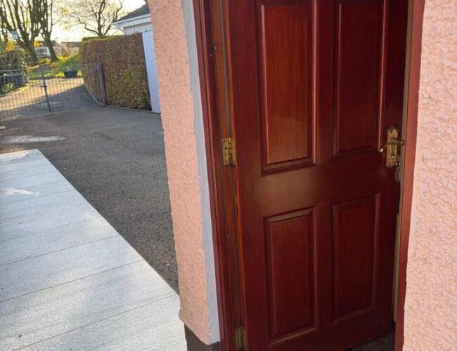 Fully accessible entrance to our accommodation